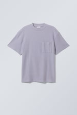 Violet poudré - T-shirt structuré Great - 0