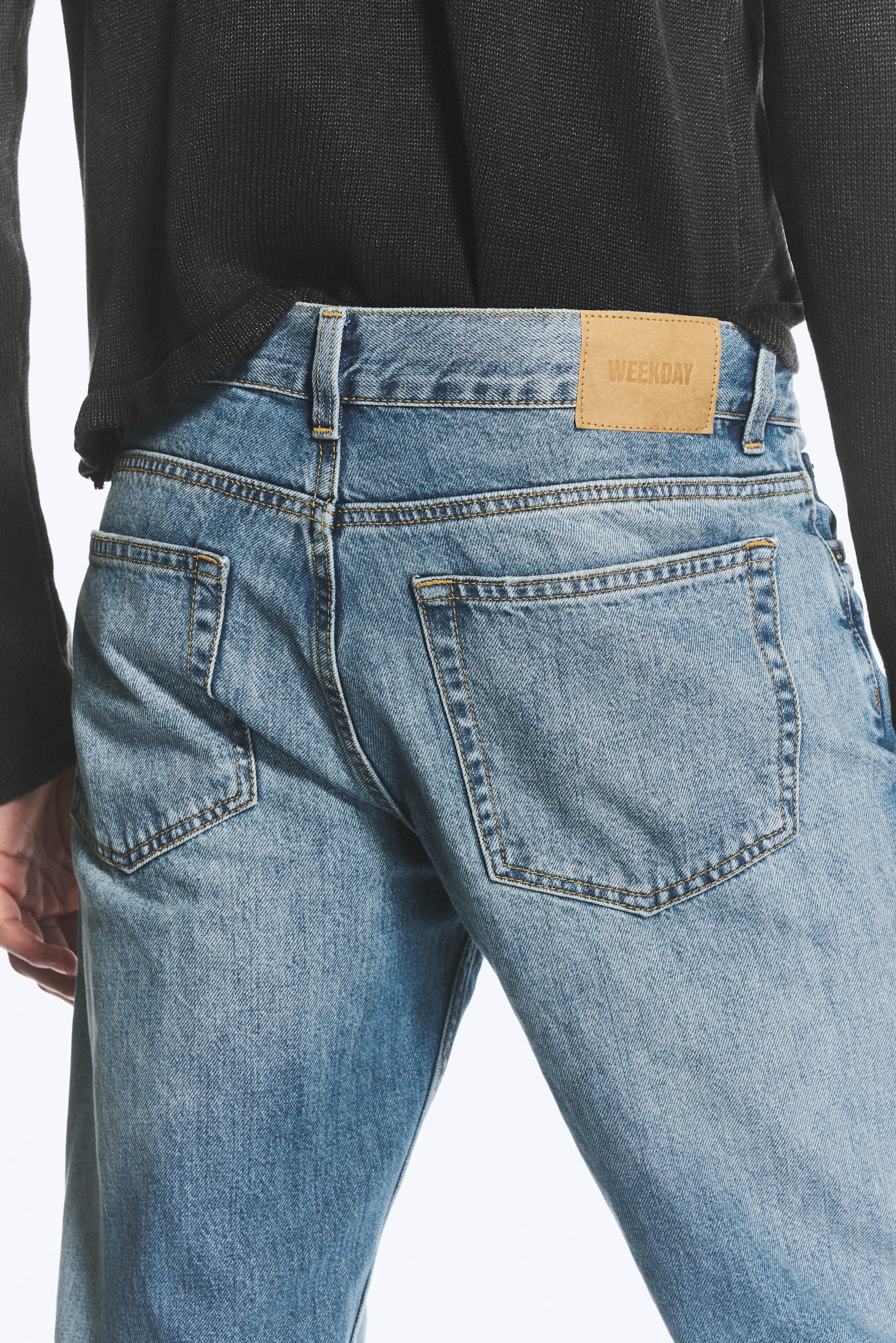 Stirrup Blue - Mittelblau - Comet Low Waist Slim Fit Straight Jeans - 3