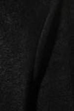 Black - Long-Sleeved Turtleneck Maxi Dress - 1