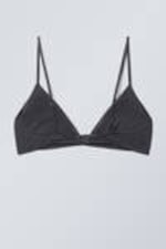 Black - Soft Padded Modal Bra - 1
