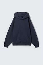Dark Blue - Oversized Heavyweight Hoodie - 0