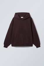 Burgundy - Oversized Heavyweight Hoodie - 0