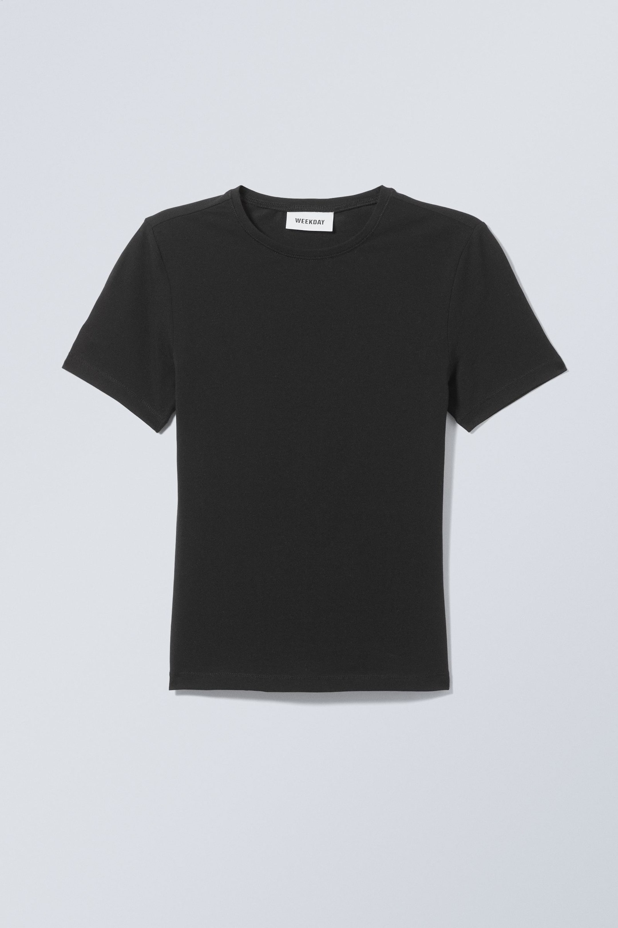 Black - Slim Fitted T-shirt - 3