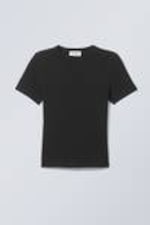 Black - Slim Fitted T-shirt - 3