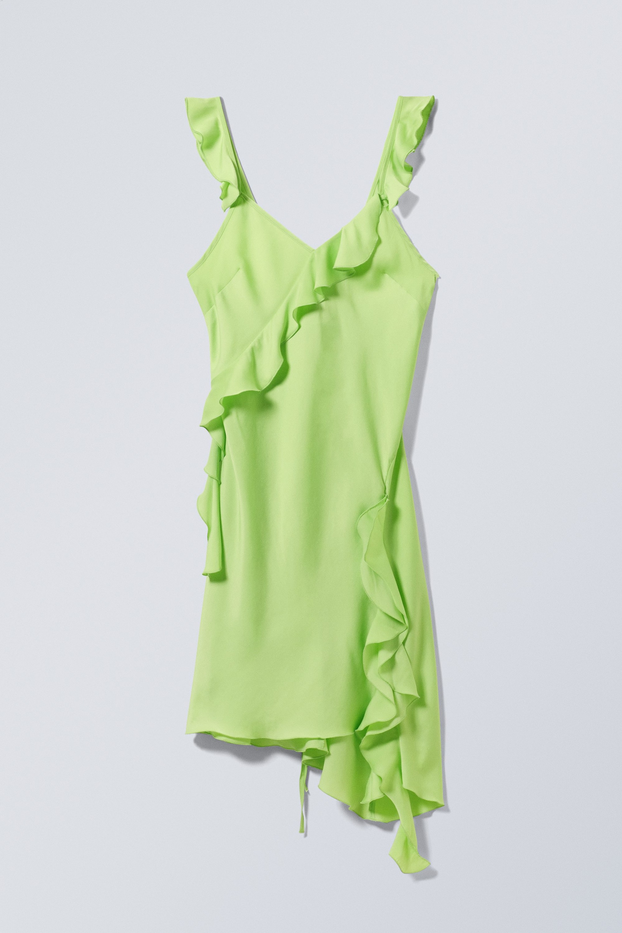 Chartreuse - Wave Dress - 0
