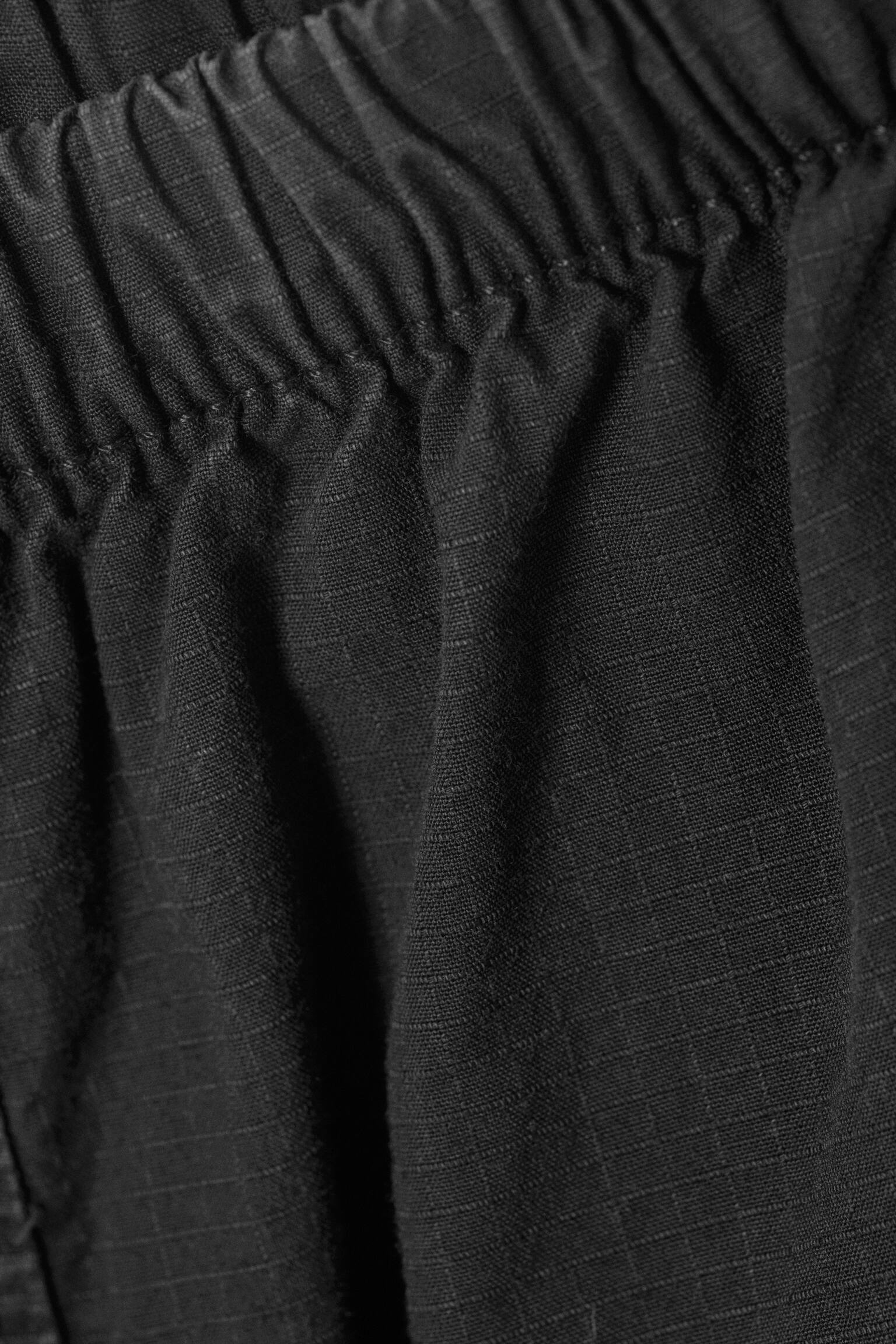 Χαμηλοκάβαλο παντελόνι Ripstop με λάστιχο - Σκούρο Γκρι/Ανοιχτό Σκουρόχρωμο Μόλε - 5