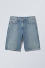 Blue Fade - Mittelblau - Monterey Low Rise Denim Shorts - 5