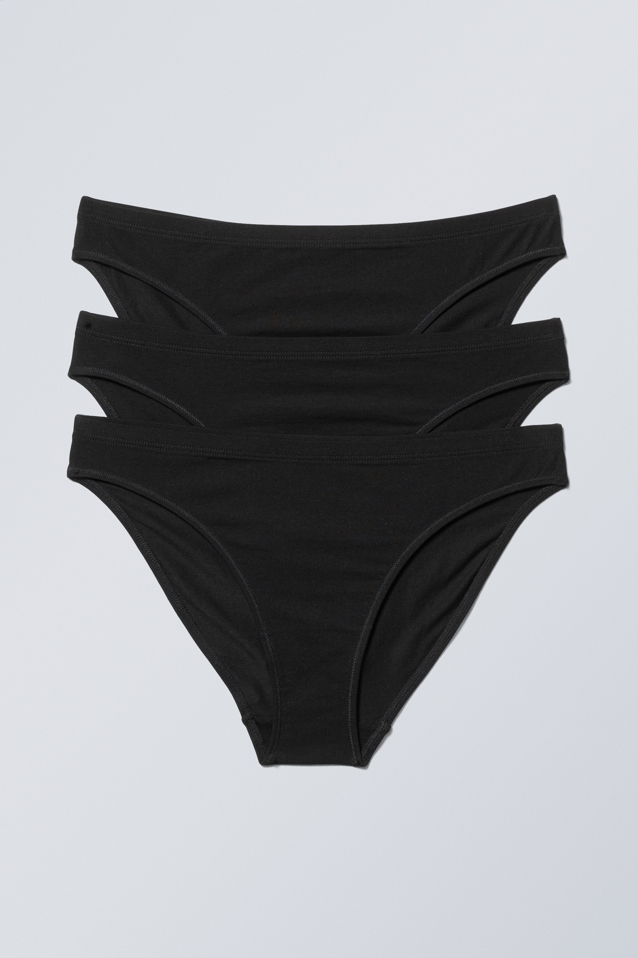 Black - 3-pack Alex Cotton Brief - 0