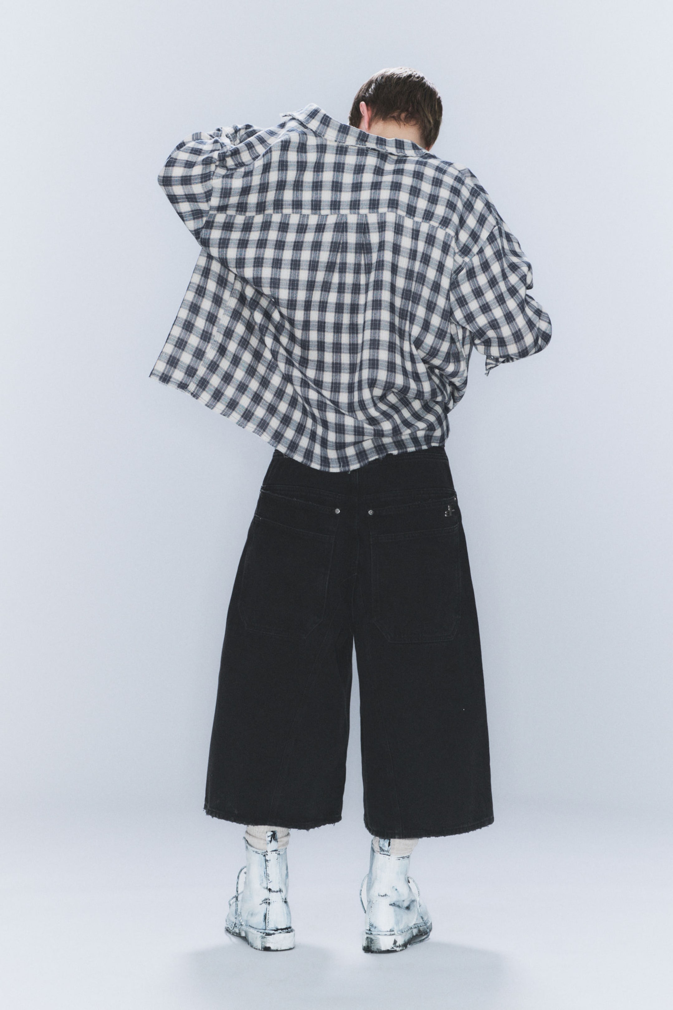 Washed Black – Zwart - CM x LB Dunno Washed Black Unisex Carpenter Jort - 2