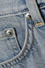 Brick Blue - Light Blue - Galaxy Loose Straight Leg Jeans - 12