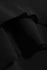 Black - A-Line Midi Skirt - 5