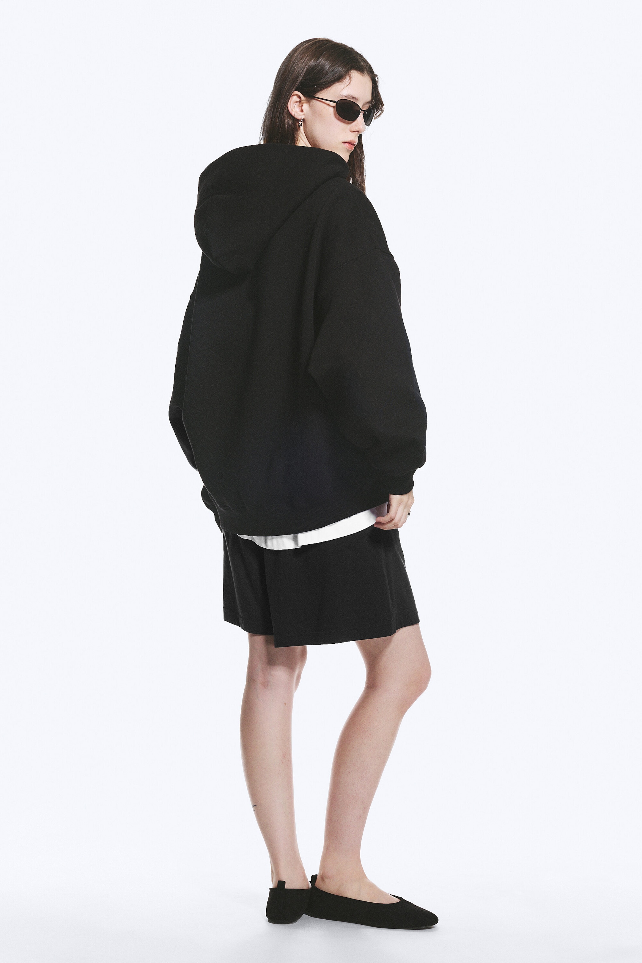 Black - Oversized Heavyweight Hoodie - 4