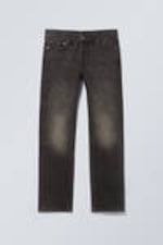 Deep Night - Black - Klean Regular Straight Leg Jeans - 0