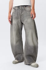 Canyon Grey - Medium Grey - Solera Loose Barrel Jeans - 2