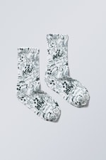 Floral illustration - Sport Printed Socks - 0