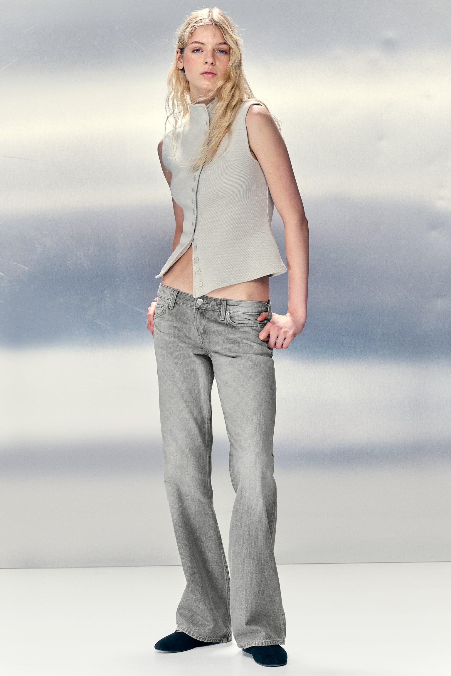 Nova Low Waist Slim Bootcut Jeans - Complex Grey - Mittelgrau/Blue Rinse - Dunkelblau/Lobster Blue - Dunkelblau/Captain Blue - Hellblau - 1