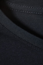 Dark Navy Blue - Soft Regular Fit Cotton T-shirt - 4