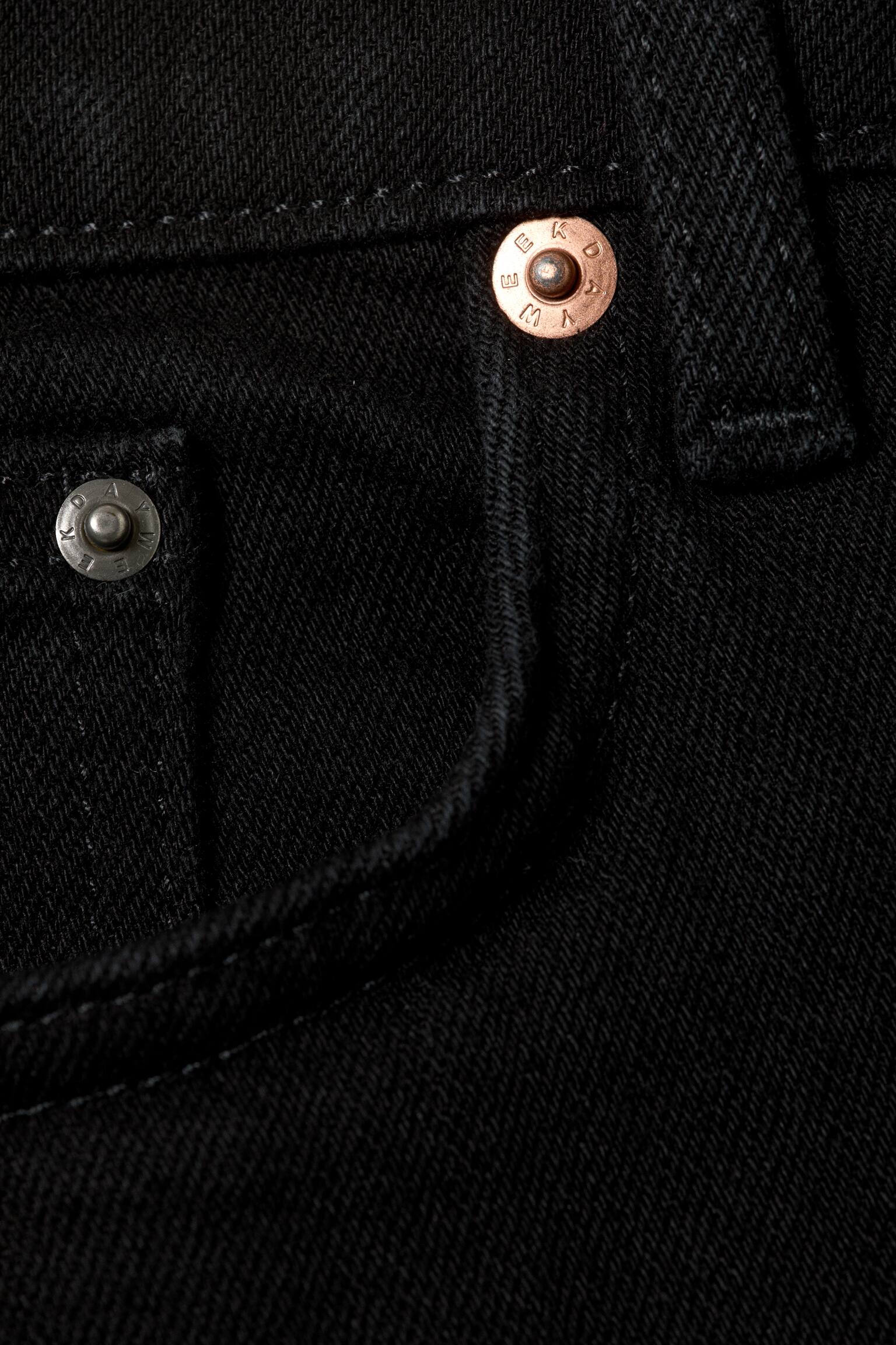 Дънки Neptune с ниска талия и прав крачол - Black Rinse - Черно/Blue Hymn - Средно синьо - 3