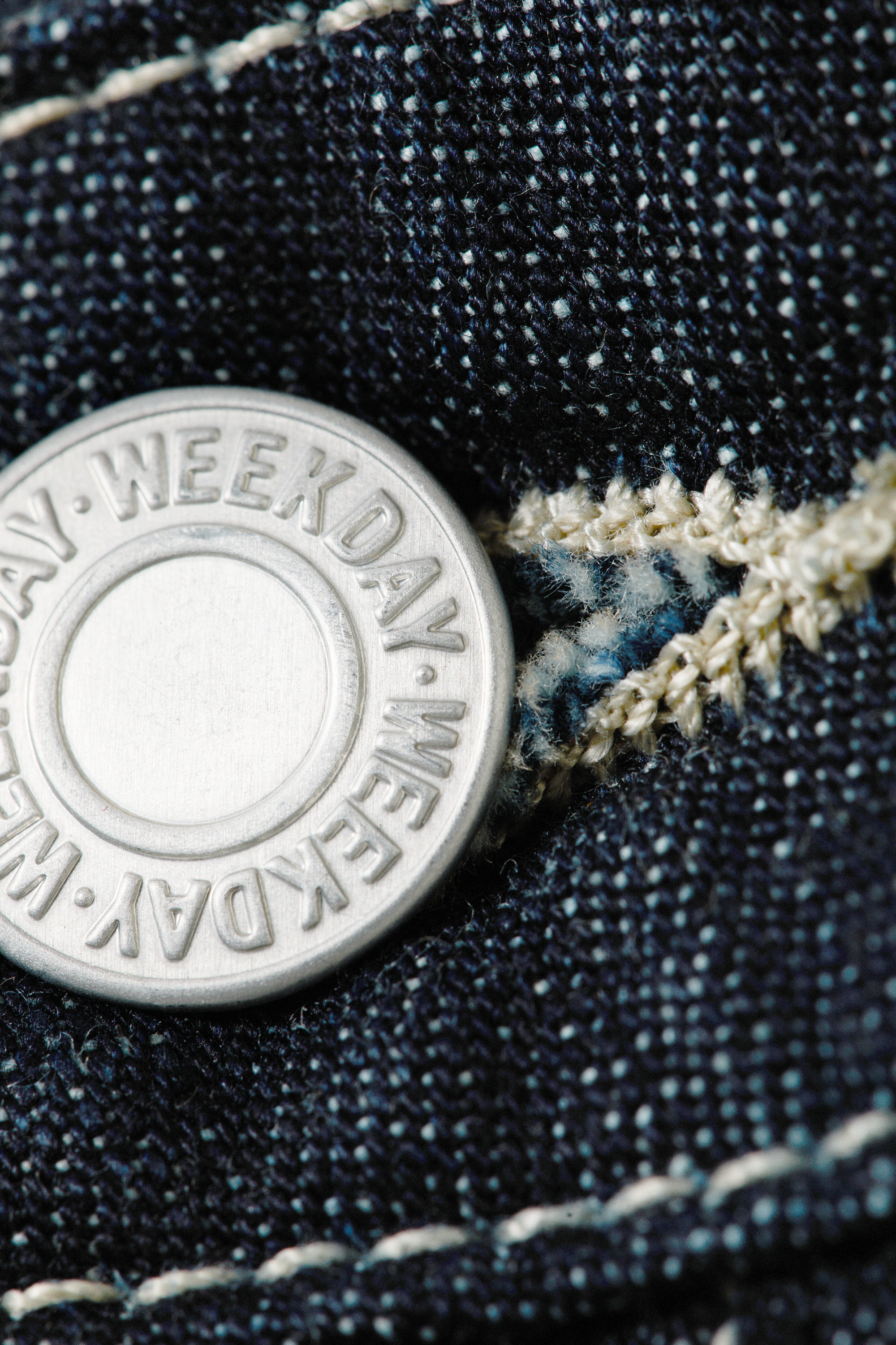 Blue Rinse - Dark Blue - Ample Low Rise Loose Wide Leg Jeans - 3