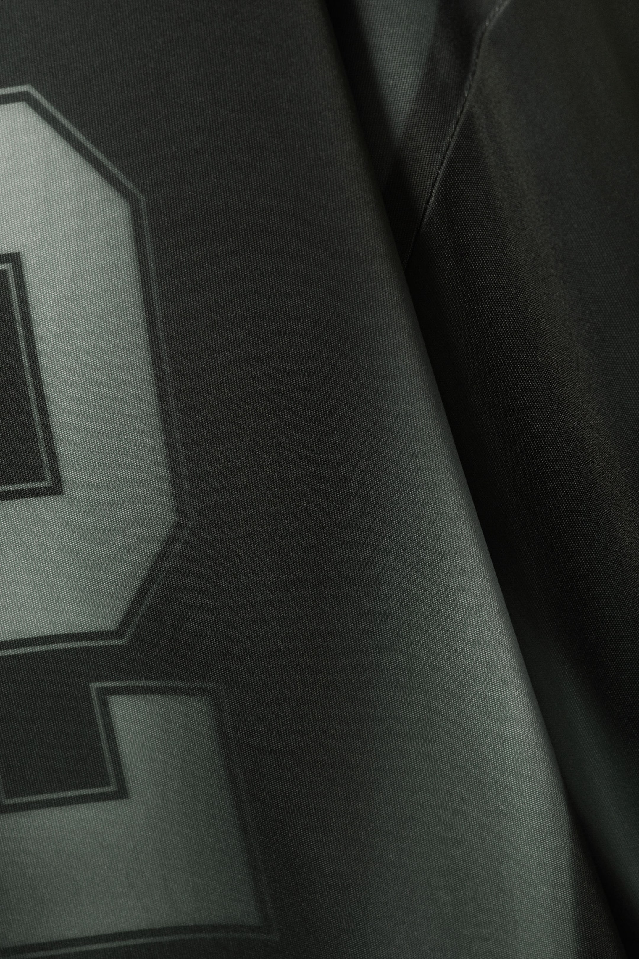 Black/Grey 22 - Long-Sleeved Oversized Sports T-shirt - 2