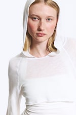 White - Cropped bolero met capuchon - 1