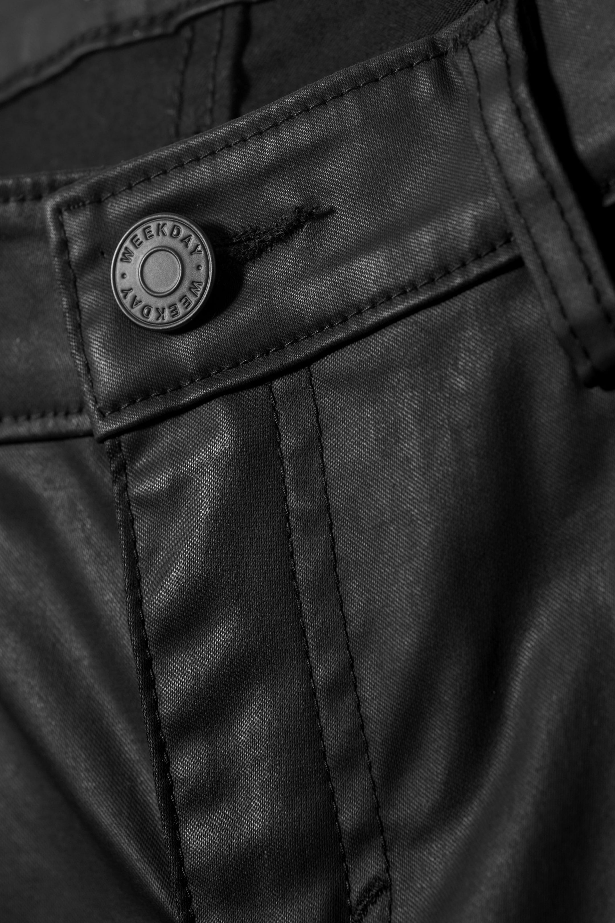 Beschichtetes Schwarz - Beschichtete Hose Lana - 1