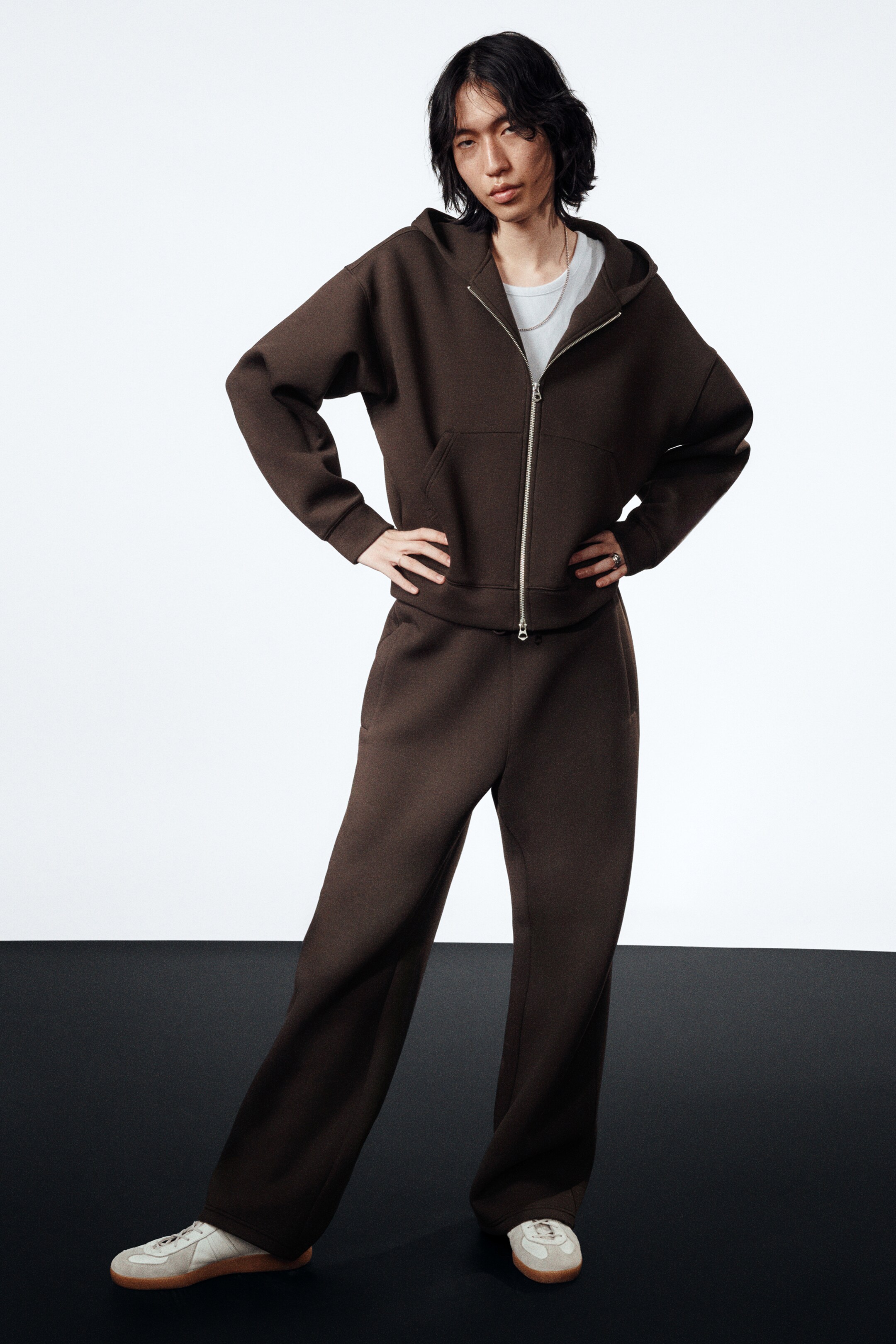 Ingrandisci l'immagine: Simon Scuba Zip Hoodie - Dark Brown - UOMO | H&M CH 2