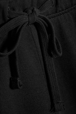 Black - Wide Pyjama Cotton Trousers - 5