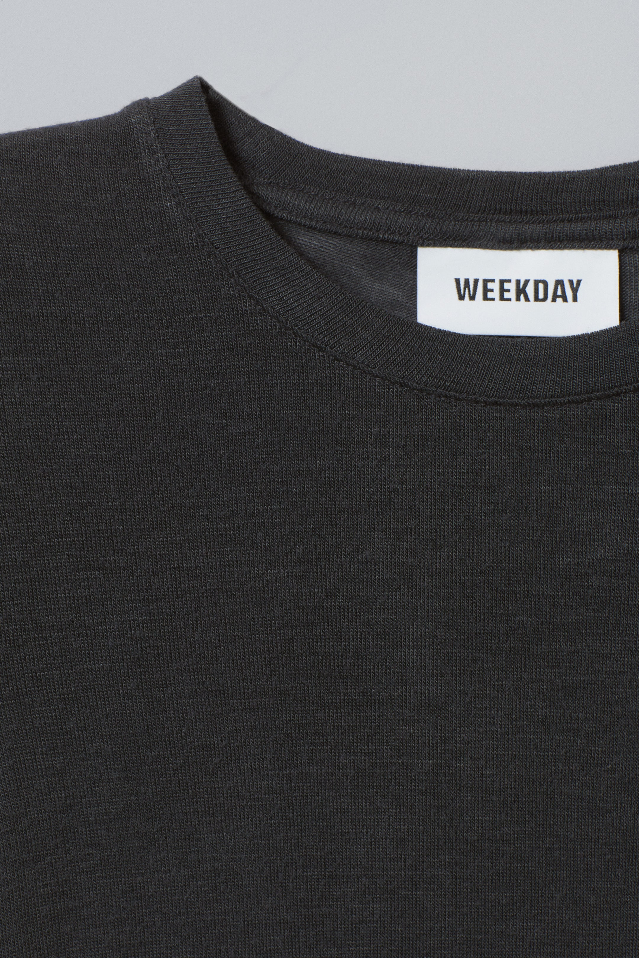 Dunkelgrau - Weiches, semi-transparentes Langarmoberteil - 1