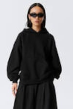 Black - Oversized Heavyweight Hoodie - 0