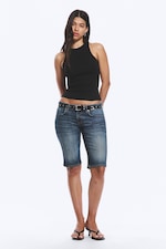 Black - Fitted Cotton Jersey Tank Top - 1