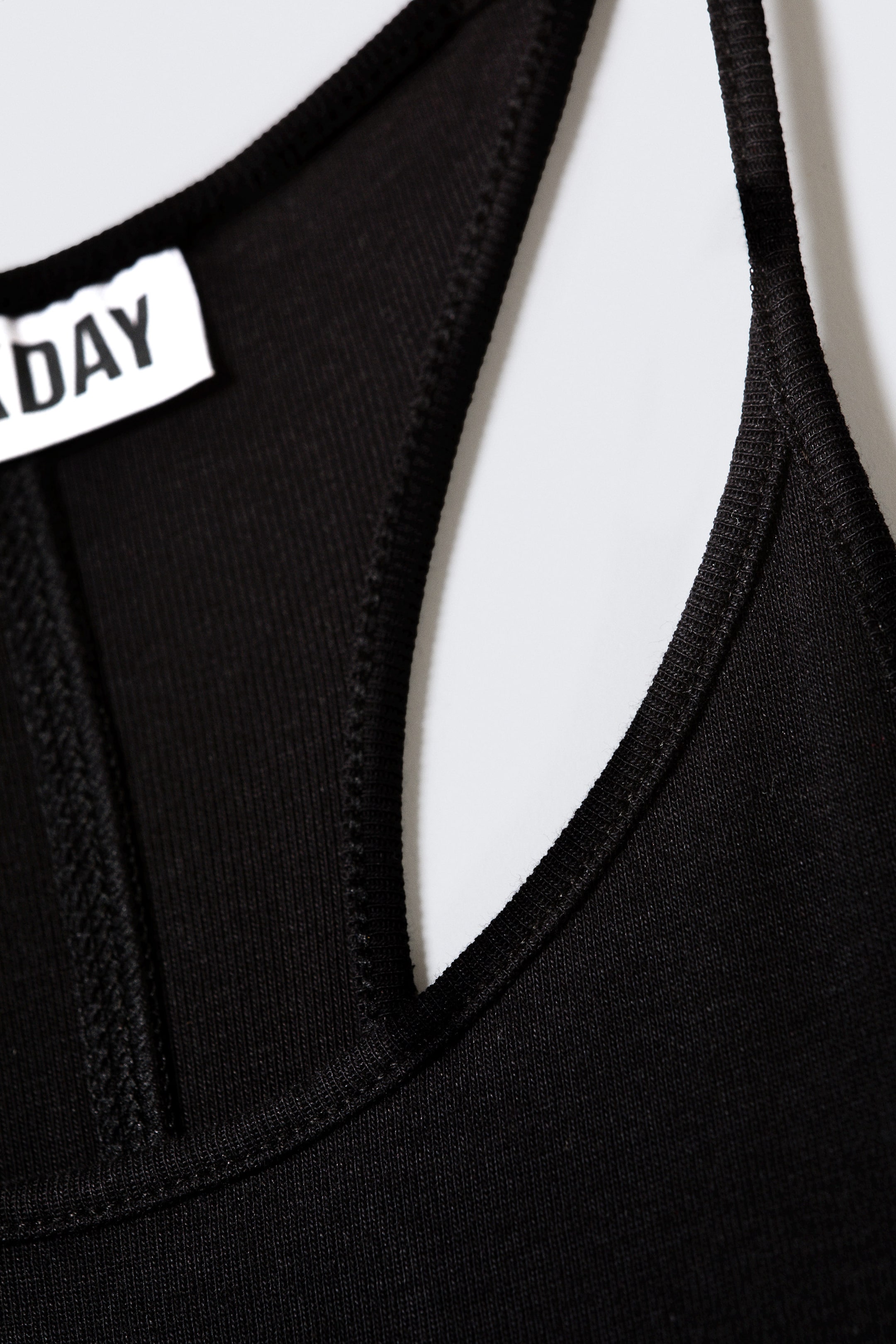 Black - Racerback Jersey Maxi Dress - 5