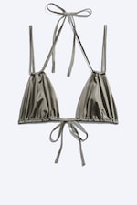 Dusty Grey - Triangle Bikini Top - 3