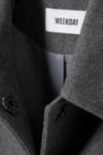 Dark Grey - Tana Wool Blend Jacket - 1
