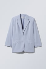 Light dusty blue - Erin Oversized Blazer - 0