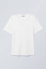 White - T-Shirt mit schmaler Passform aus Netzstoff - 4
