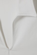 White - Phoebe Polo Top - 1