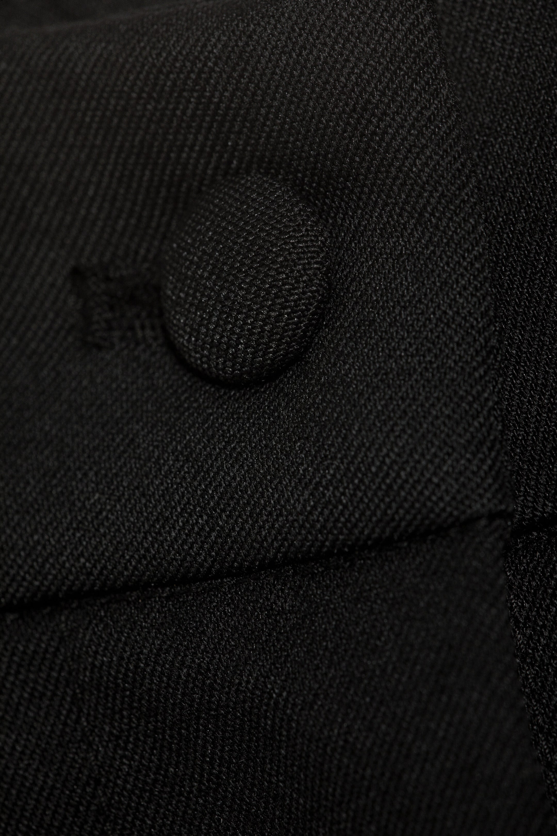 Black - Relaxed Pleated Mini Suiting Shorts - 5