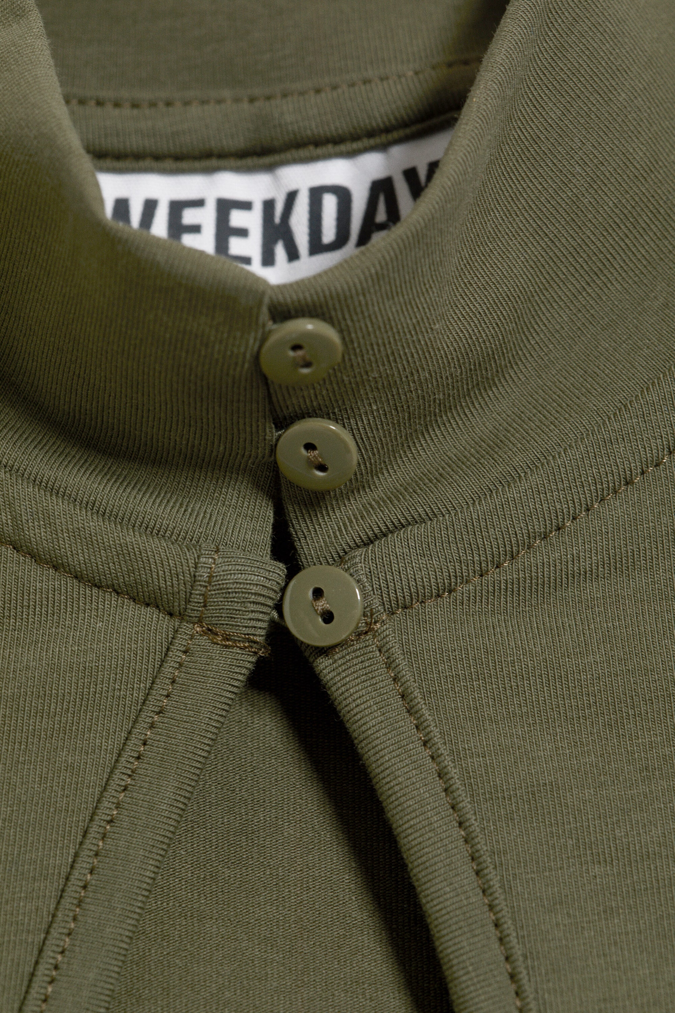 Dark Khaki Green - Keyhole Top - 5