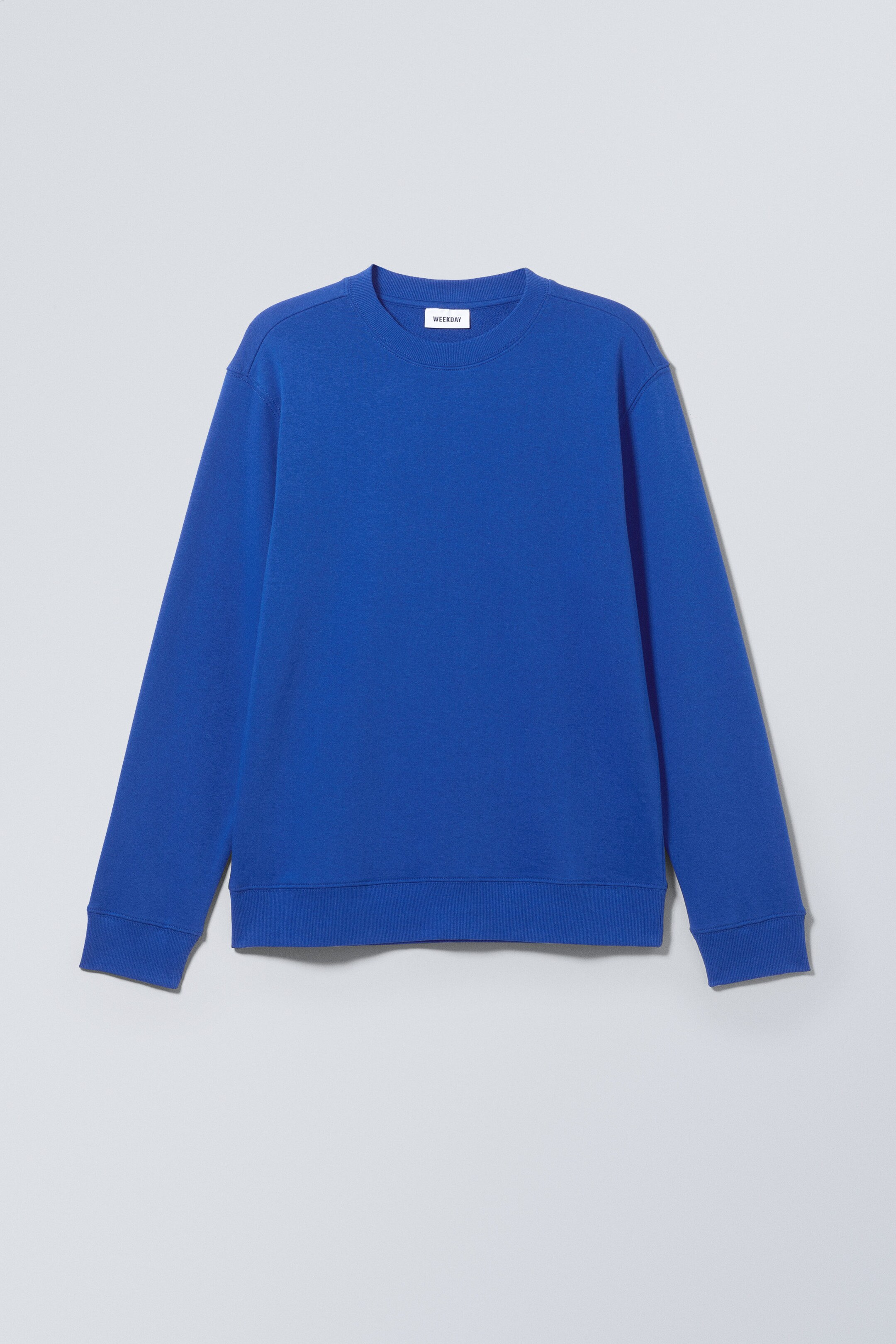 Bleu Klein - Sweat standard en coton éponge léger - 0