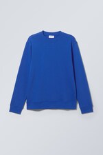 Bleu Klein - Sweat standard en coton éponge léger - 0