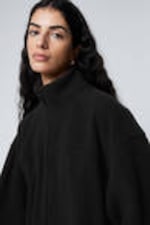 Black - Fleece Zip Jacket - 1
