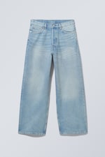 Blue Delight - Astro Mid Rise Loose Baggy Unisex Jeans - 0