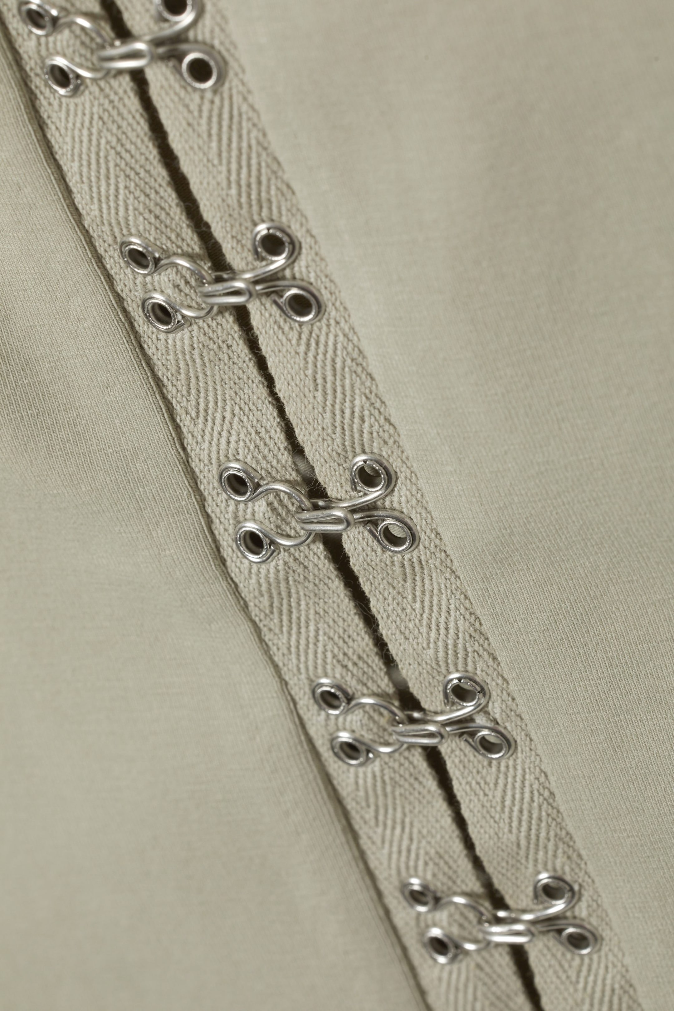 Beige - Cersei Hook & Eye Top - 1