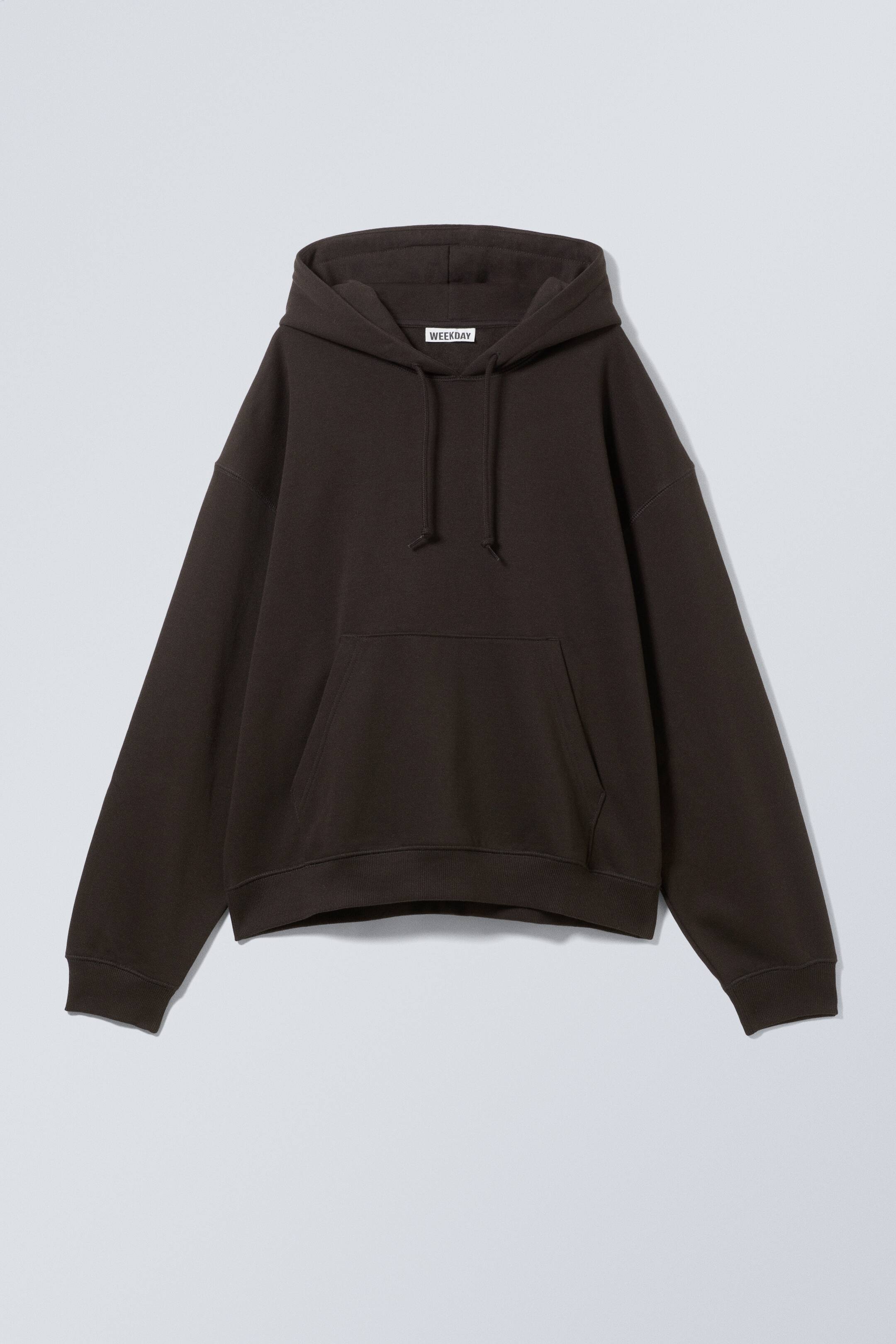 Agrandir l'image: Sweat à capuche Essence Standard - Marron foncé - FEMME | H&M BE 1