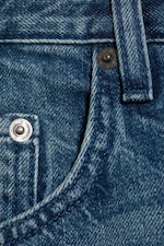 Sailor Blue - Medium Blue - Solar Loose Wide Leg Unisex Jeans - 1