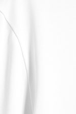White - Red Binding - Short-Sleeved Contrast Trim Cotton T-shirt - 1
