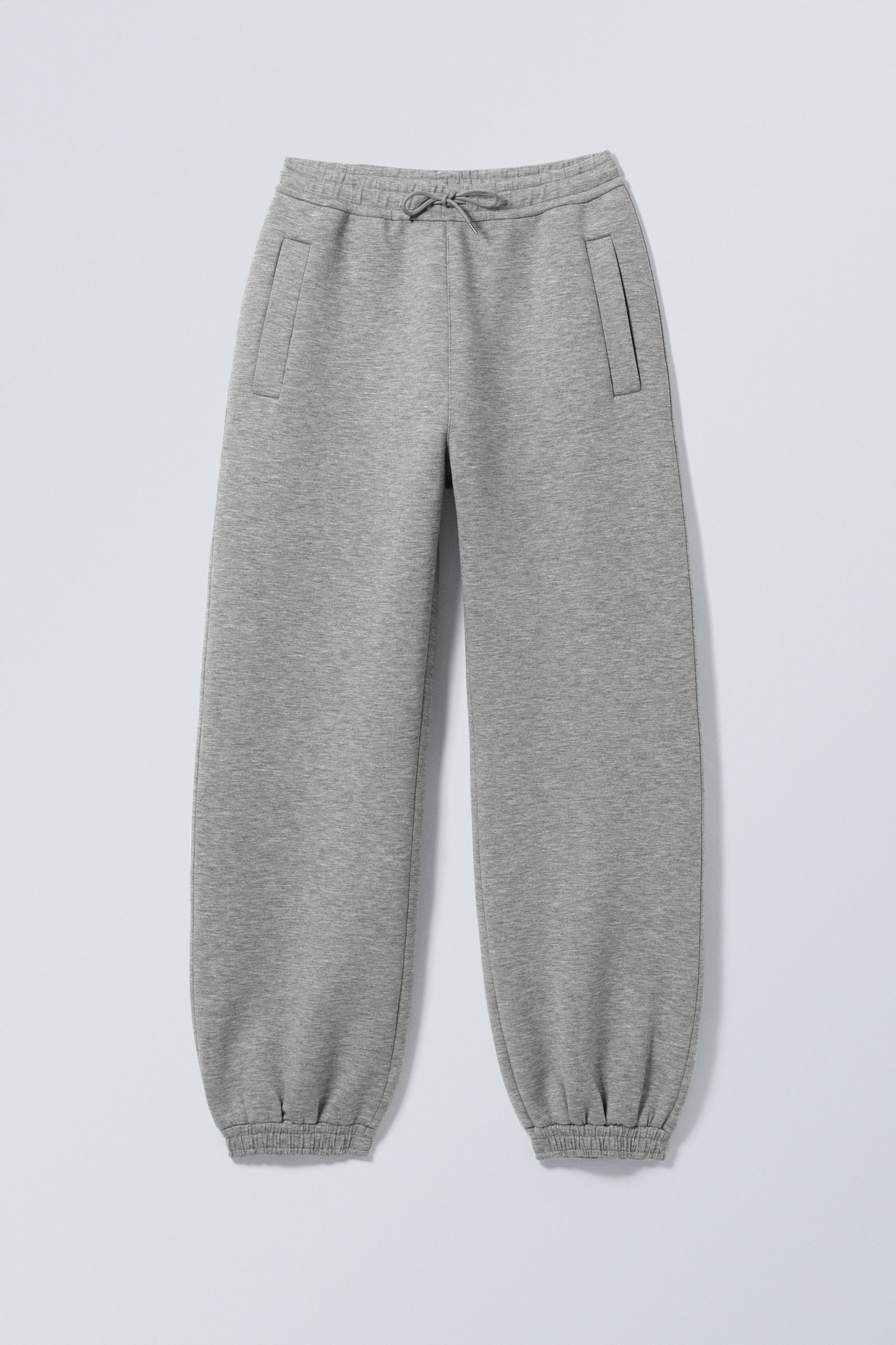 Grey Melange - Simon Scuba Sweatpants - 3