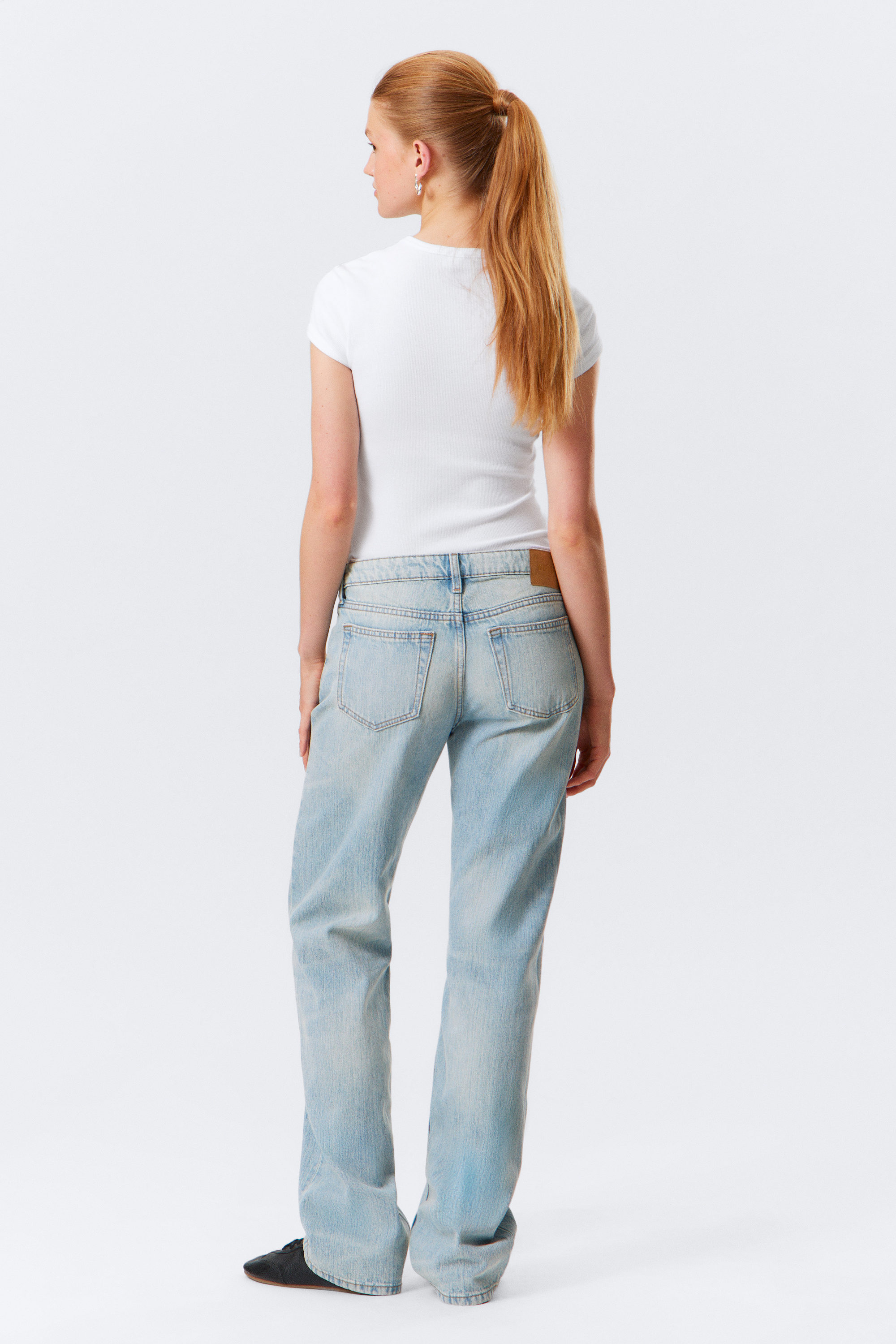 Aeon Blue - Hellblau - Arrow Low Waist Regular Straight Leg Jeans - 3