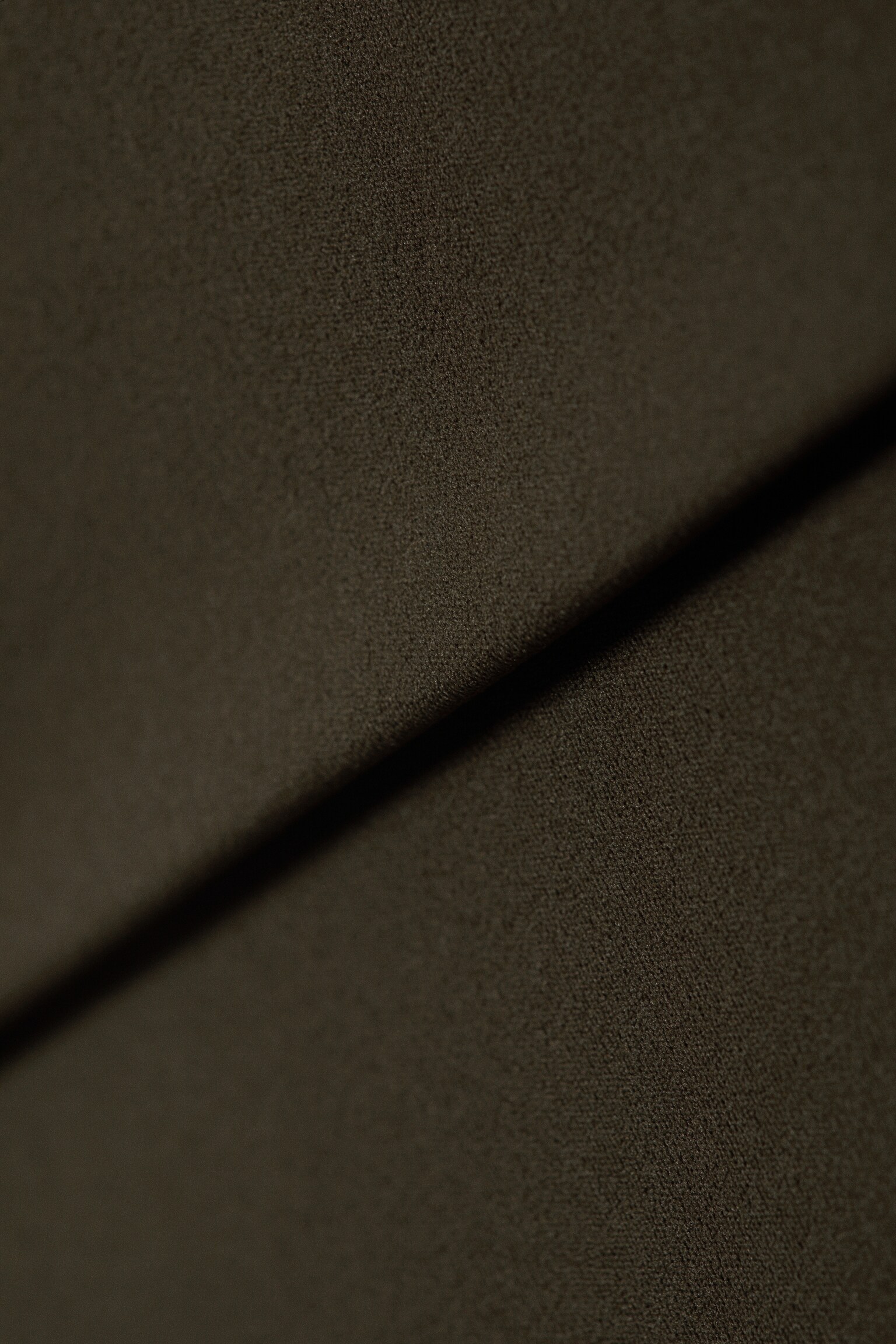 Folded Waist Flared Yoga Tights - Dark Brown/Black/White/Dark Grey/Light Dusty Grey/Dark Khaki Green/Dark Brown - 2